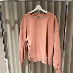 Aritzia Oversized Crewneck in Pink Size 3